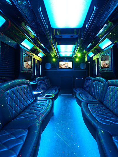 party bus interior